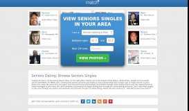 
							         Seniors Dating and Singles | Match.com®								  
							    