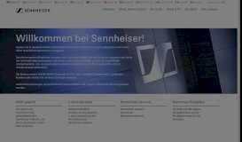 
							         Sennheiser electronic - Outlet DE Portal - Shop								  
							    