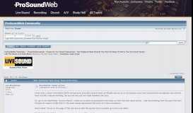 
							         Sennheiser repair prices - ProSoundWeb Forums								  
							    