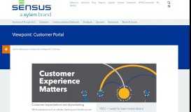 
							         Sensus Viewpoint: Customer Portal								  
							    
