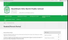 
							         Sentral Parent Portal - Baulkham Hills North Public School								  
							    