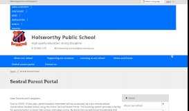 
							         Sentral Parent Portal - Holsworthy Public School								  
							    