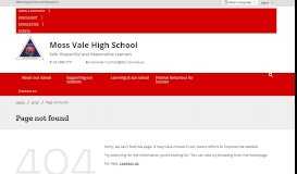 
							         Sentral Parent Portal - Moss Vale High School								  
							    