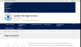 
							         Sentral Portal - Portal - Castle Hill High School								  
							    