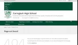 
							         Sentral Portal - Students & Parents - Caringbah High School								  
							    