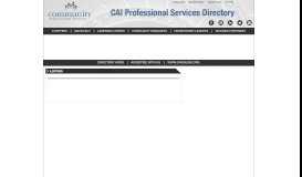 
							         Sentry Management, Inc. - CAI Professional Services Directory								  
							    
