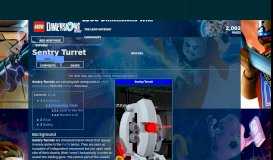 
							         Sentry Turret | LEGO Dimensions Wiki | FANDOM powered by Wikia								  
							    