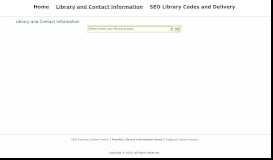 
							         SEO Member Information Portal – Library Information and More								  
							    