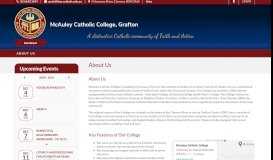 
							         SEO Test Title - McAuley Catholic College, Grafton								  
							    