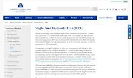 
							         SEPA countries - European Central Bank								  
							    