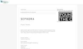 
							         Sephora Stands Together - the Benevity Causes Portal								  
							    