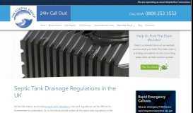 
							         Septic Tank Drainage Regulations in the UK - Coastal Drains								  
							    
