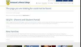 
							         SEQTA - (Parent and Student Portal) | Immanuel Lutheran College								  
							    