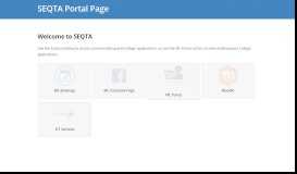 
							         SEQTA Portal Page – ICT Services								  
							    
