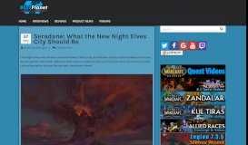 
							         Seradane: What the New Night Elves City Should Be - Blizzplanet ...								  
							    