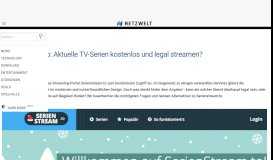 
							         Serienstream.to und seine Alternativen: Legal oder illegal? - NETZWELT								  
							    