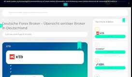 
							         Seriöse Deutsche Forex Broker - Anbieter aus Deutschland								  
							    