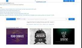 
							         Sermon and Worship Resources								  
							    