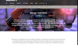 
							         Server Solutions - Addovation								  
							    