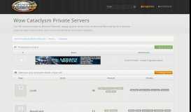 
							         Servere Private Cataclysm - Wow | TopG								  
							    
