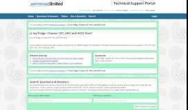 
							         Servevast Support Portal - Is my fridge / freezer CFC, HFC and HCFC ...								  
							    