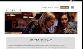 
							         Service App | Student Accommodation London | Chapter								  
							    