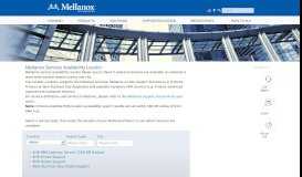 
							         Service Availability - Mellanox Technologies								  
							    