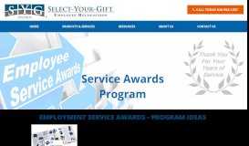 
							         Service Awards - Employee Service Recognition - Select Your ...								  
							    