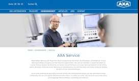 
							         Service: AXA Maschinenbau Schöppingen								  
							    