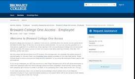 
							         Service - Broward College One Access ... - Broward College Logo								  
							    