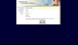 
							         Service Connections : Login								  
							    