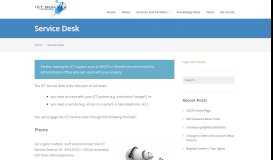 
							         Service Desk – ICT Services								  
							    