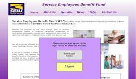 
							         Service Employees Benefit Fund								  
							    