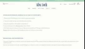 
							         Service: kostenlose Rücksendung - King Louie								  
							    
