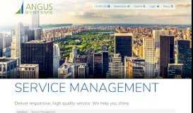 
							         Service Management | Angus Systems								  
							    