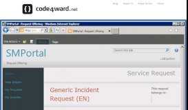 
							         Service Manager 2012 Self Service Portal not working (blank ...								  
							    