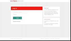 
							         Service Portal from Worldpay: Log In								  
							    