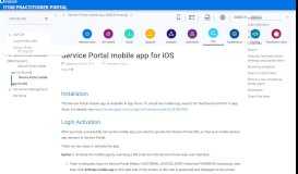 
							         Service Portal mobile app for iOS - ITOM Practitioner Portal								  
							    