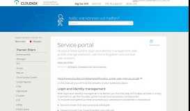 
							         Service portal, ticket system, login, password, support help - auf English								  
							    