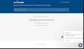 
							         Service Portal v2 - Troubleshooting | ServiceTrade Help Center								  
							    