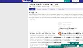 
							         Service Provider of Online Booking Portal & Travels Corporate ...								  
							    
