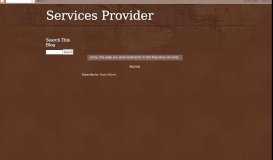 
							         Service Provider Portal Aaa - Services Provider								  
							    