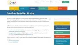 
							         Service Provider Portal – Central Valley Regional Center								  
							    