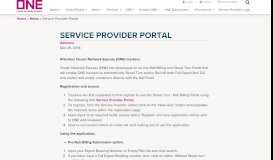 
							         Service Provider Portal | ONE United States - Ocean Network Express								  
							    