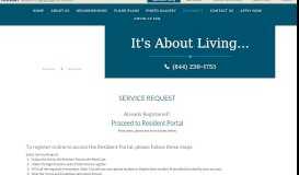 
							         Service Request - Abberly Place at White Oak Crossing | Custom Page								  
							    