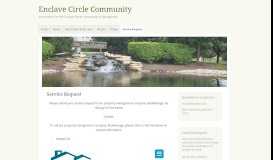 
							         Service Request – Enclave Circle Community								  
							    