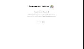 
							         Service Request Portal | Scheidt & Bachmann								  
							    