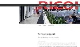 
							         Service Request | Ricoh Australia								  
							    