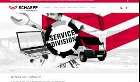 
							         Service - Schaeff – Yanmar								  
							    