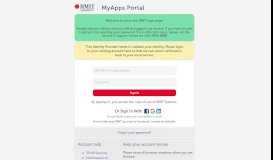 
							         Service & Support portal - Launch RMIT Admissions system								  
							    